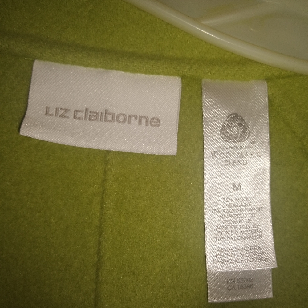 Liz Claiborne 75% wool green jacket - Picture 6 of 6